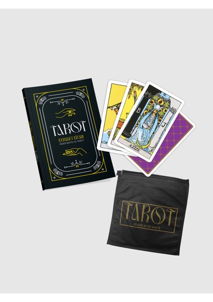 Tarot Rider Waite Oyun Takımı 78 Kartlı Klasik Tarot Seti Kese Kutuda fiyatları