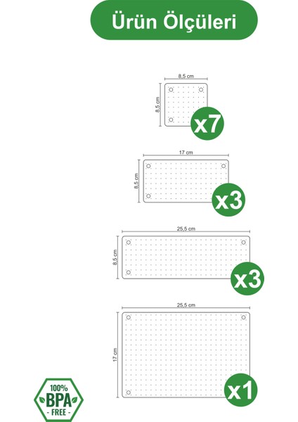 14'lü Set Çekmece Içi Dolap Içi Düzenleyici Organizer Kristal fiyatları