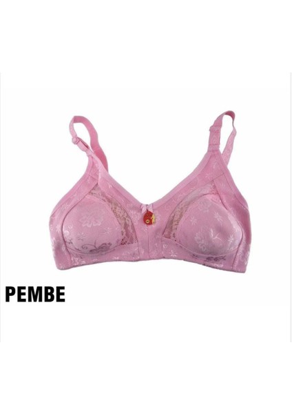 Penye Kumaş , Dantel Detaylı Altı Geniş , Ayarlanabilir Askılı , Battal Boy Toparlayıcı Sütyen