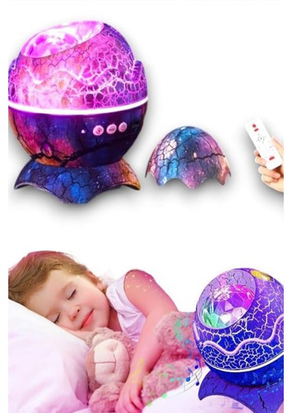 Dekoratif Çatlak Dinozor Yumurtası Ses Hoparlörü ve Gece Lambası fiyatları