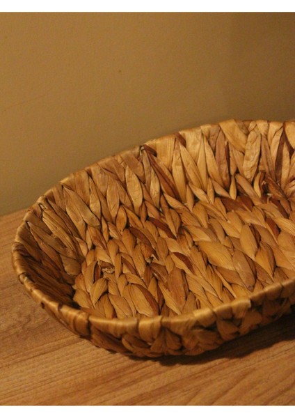 Hasır Su Sümbülü Ekmek Sepeti Oval indirimleri