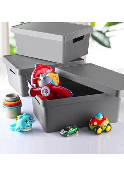 10 Lt Kapaklı Düzenleyici Kutu-antrasit