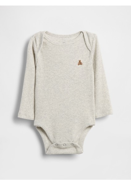 Bebek Açık Gri First Favorites Tinyrib Bodysuit