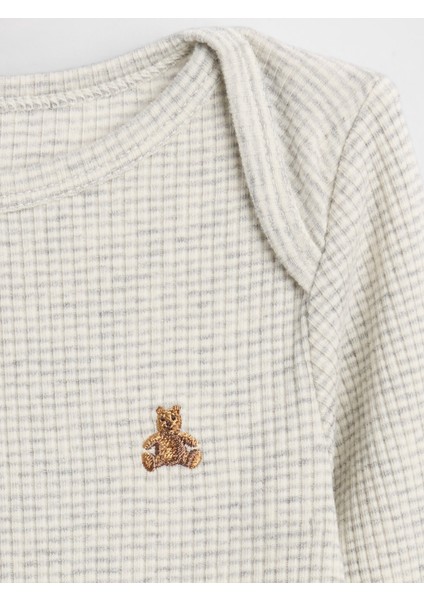 Bebek Açık Gri First Favorites Tinyrib Bodysuit modelleri