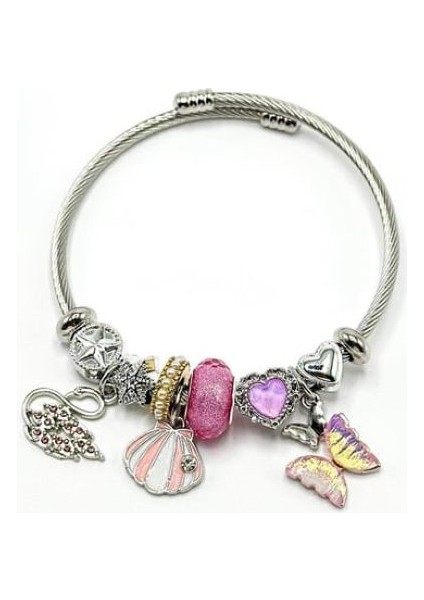 Çelik Charm Bileklik