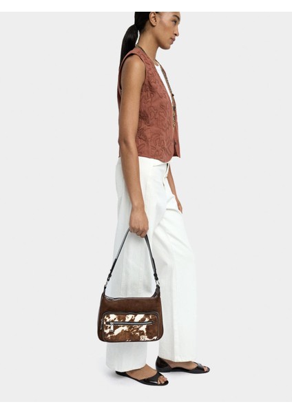 Deri Içerikli Çapraz Çanta