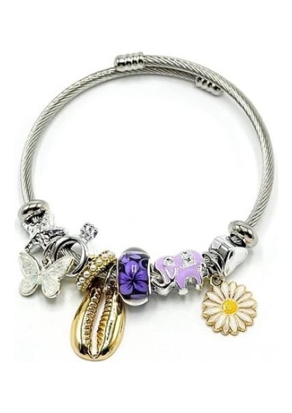 Çelik Charm Bileklik