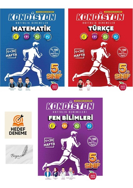 Newton 5.sınıf Kondisyon Matematik Türkçe Fen Bilimleri Deneme Hedef Deneme