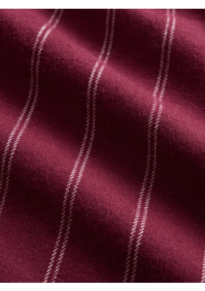 Kadın Bordo En Yumuşak Flannel Pijama Pantolonu modelleri