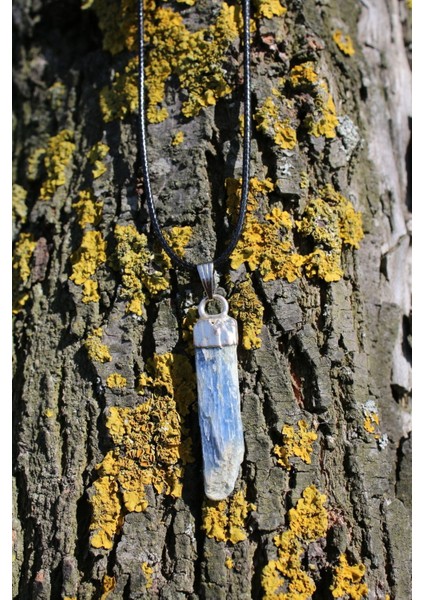 Kiyanit Doğal Taş Spiritüel Enerji Kolye