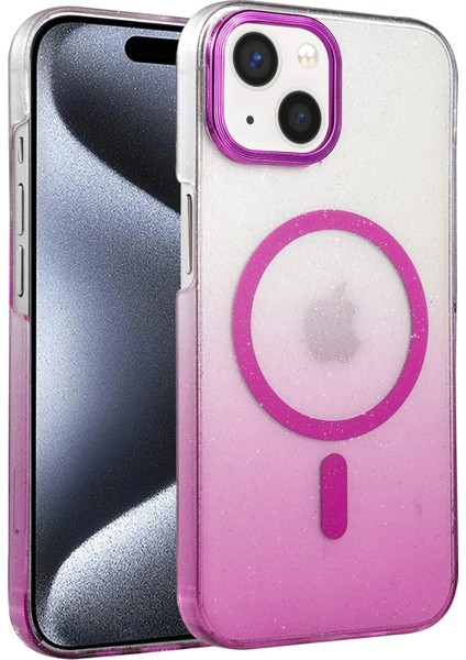 Apple Iphone 15 Glossy Magsafe Kapak - Mor Gnzrz