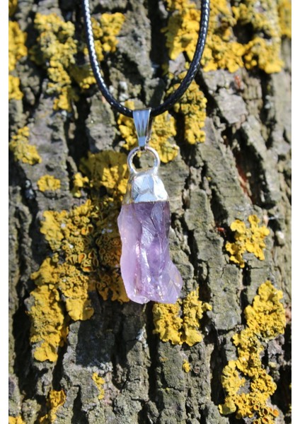 Ametist Doğal Taş Spiritüel Enerji Pagan Kolye fiyatları