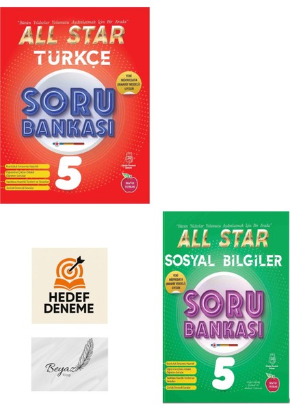 Newton 5.sınıf All Star Türkçe Sosyal Bilgiler Soru Bankası Hedef Deneme