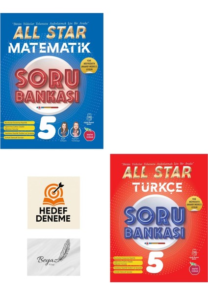 Newton 5.sınıf All Star Matematik Türkçe Soru Bankası Hedef Deneme