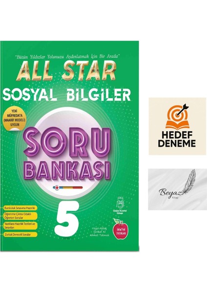 Newton 5.sınıf All Star Sosyal Bilgiler Soru Bankası Hedef Deneme