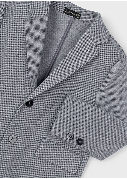 Gri Erkek Çocuk Klasik Ceket 4411 modelleri