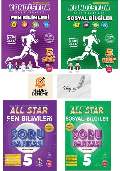 Newton 5.sınıf Kondisyon Fen Bilimleri Sosyal Deneme All Star Fen Bilimleri Sosyal Soru Bankası Hedef Deneme
