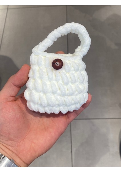 Hello Kitty Figürlü Huawei Buds Samsung Buds ve Airpods Uyumlu El Yapımı Örgü Kulaklık Kılıfı modelleri
