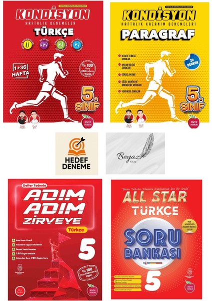 Newton 5.sınıf Kondisyon Türkçe Paragraf Deneme Adım Adım Türkçe All Star Türkçe Soru Bankası Hedef Deneme