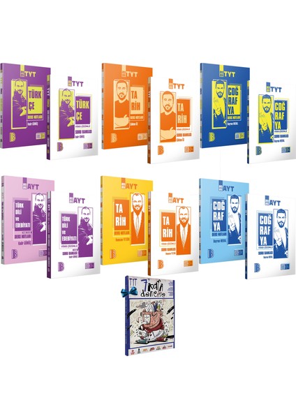 2026 Tyt Ayt Türkçe(Türk Dili)Tarih-Coğrafya Video Destekli Ders Notları-Video Çözümlü Soru Bankası