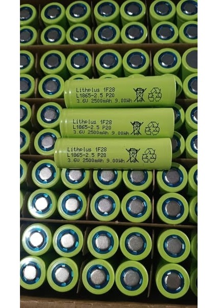 Lithplus L1865-2.5 Li-Ion Pil (Yenilenmiş) – 2450MAH, 3.6 V fiyatları