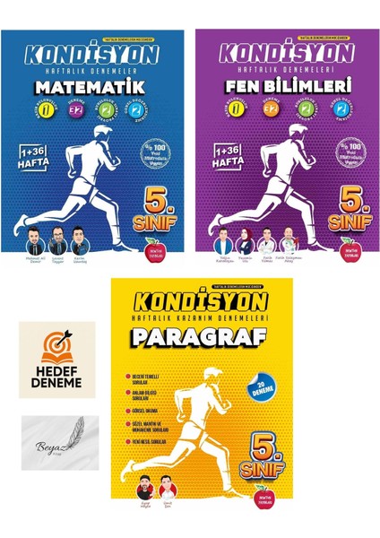 Newton 5.sınıf Kondisyon Matematik Fen Paragraf Deneme Hedef Deneme