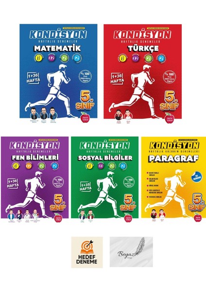 Newton 5.sınıf Kondisyon Matematik Türkçe Fen Sosyal Paragraf Deneme Hedef Deneme