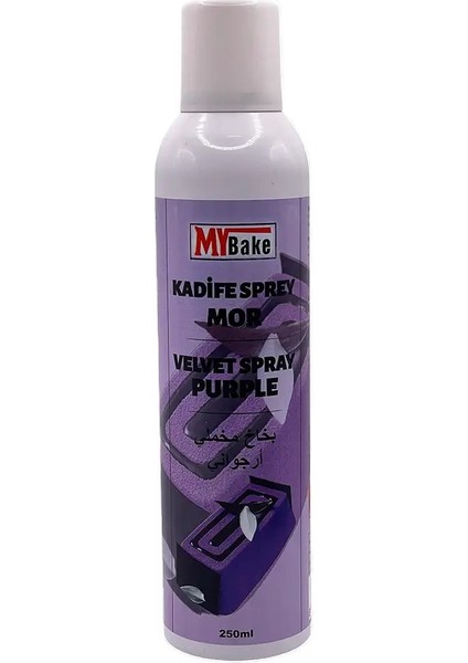 Sprey Boya Velvet My Bake 250 ml Mor