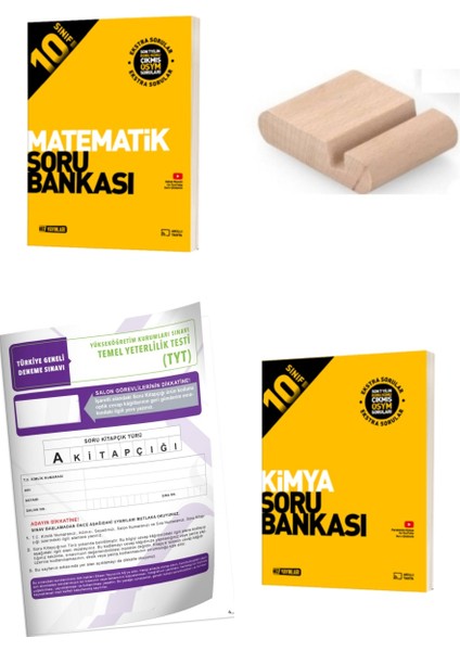 10.sınıf Kimya Matematik Soru Bankası 2025-2026+DENEME+TELEFON Tutucu