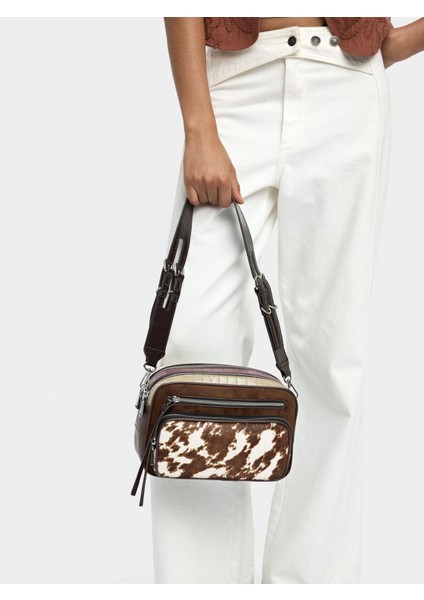 Deri Içerikli Çapraz Çanta