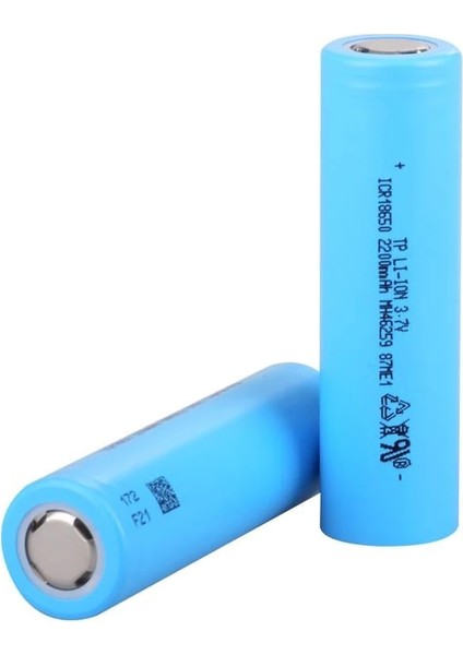 ICR18650-22ME Li-Ion Pil (Yenilenmiş) – 2200 Mah, 3.6 V 5C 10 Amper
