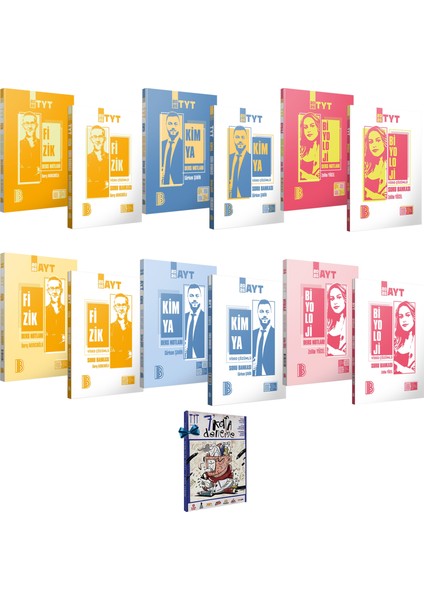 2026 Tyt Ayt Fizik-Kimya-Biyoloji Ders Notları-Video Çözümlü Soru Bankası Seti