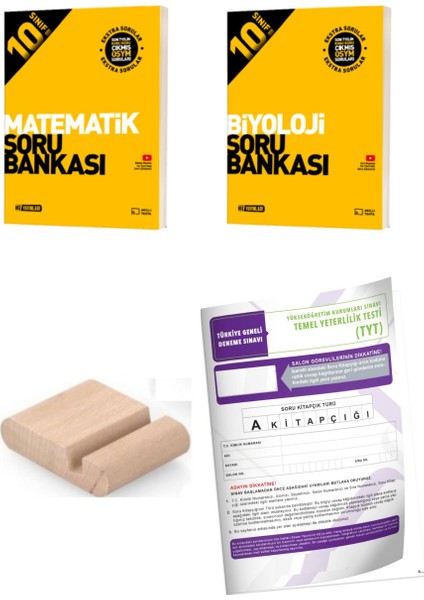 10.sınıf Biyoloji Matematik Soru Bankası 2025-2026+DENEME+TELEFON Tutucu
