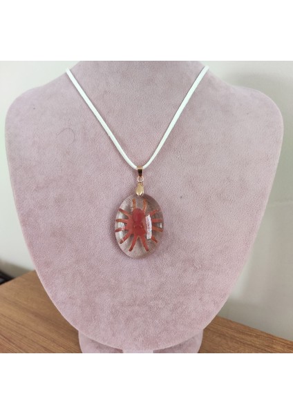 El Yapımı 3D Ahtapot Kolye Ucu - 6201