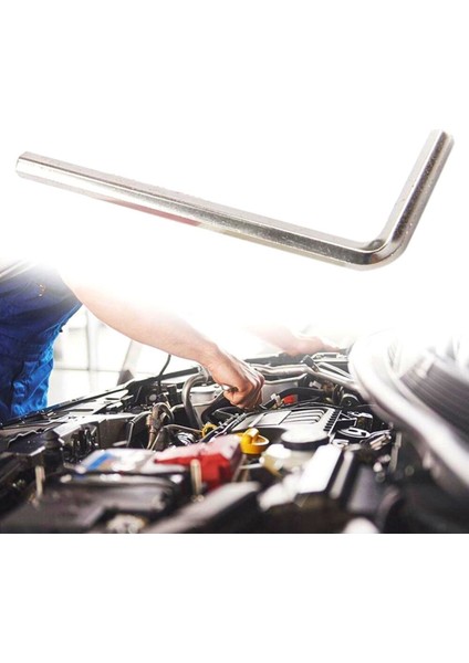 10 Parça Çelik Alyan Seti Kısa Düz Köşe Alyan Anahtar Takımı (5250)