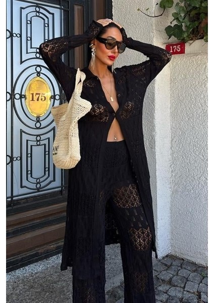 Bridget Ajurlu Uzun Hırka Takım 9881