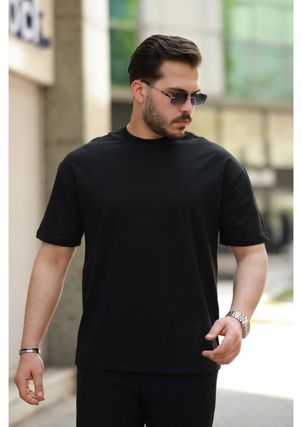 Erkek Kısa Kollu Basic Oversize Tshirt