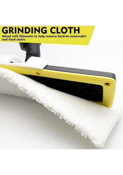 Prolüks Karcher Beyaz Buharlı Temizlik Makinesi Bez Seti Sc2 Sc3 Sc4 Sc5 Uyumlu 12LI Set modelleri