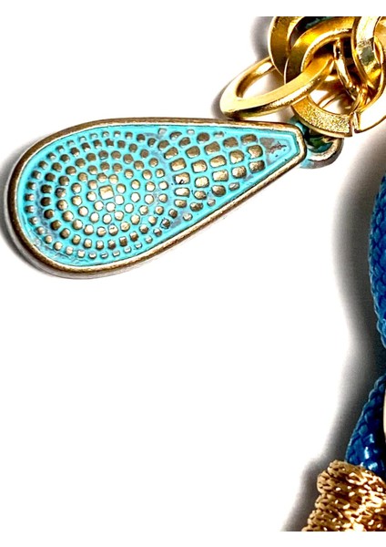 Paracord Örme Kadın Charm – Altın ve Gümüş Kaplama Detaylı, Çanta ve Anahtarlık Aksesuarı indirimleri