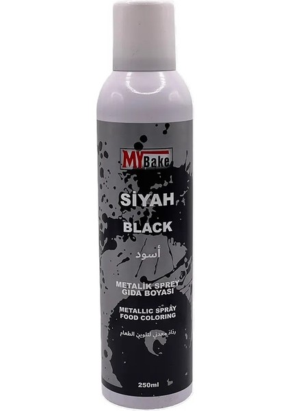 Sprey Boya My Bake 250 ml Siyah
