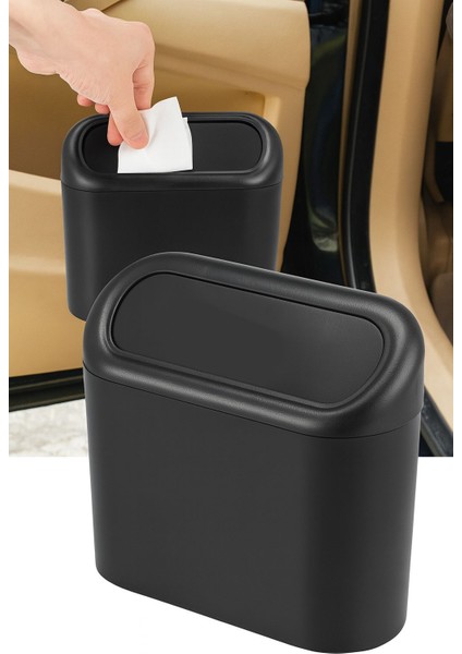 Araç Içi Mini Çöp Kutusu – Kapaklı, Pratik ve Taşınabilir fiyatları