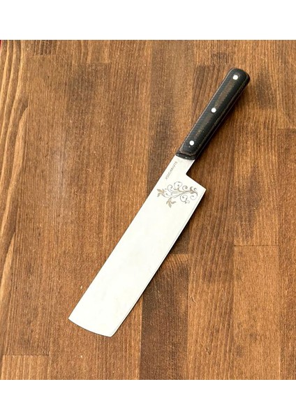 Şef Bıçağı Profesyonel Japon Santoku Şef Bıçağı El Yapımı Özel Üretim Bıçak HGNS057