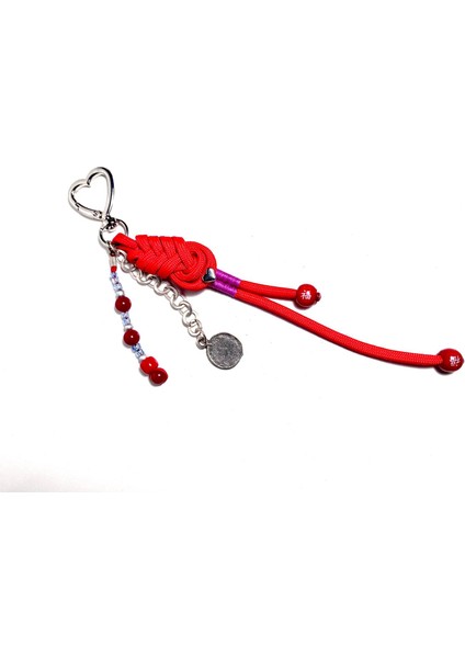 Paracord Örme Kadın Charm – Altın ve Gümüş Kaplama Detaylı, Çanta ve Anahtarlık Aksesuarı fırsatları