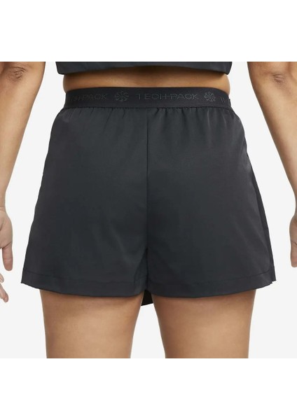 Tech Pack Kadın Siyah Yüksek Bel Şort Etek - Esnek Bel Spor ve Günlük Giyim - DV8491-010 fiyatları