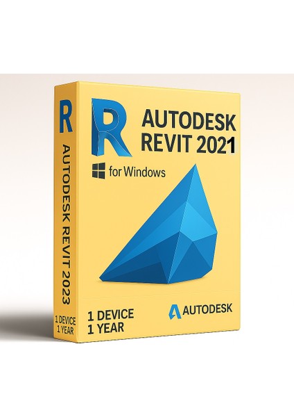 Revit 2021 (Windows) - 1 PC 1 Yıl Autodesk Key