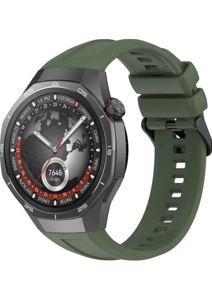 Huawei Watch Gt 5 Pro 46MM Uyumlu Tokalı Tam Uyum Silikon Kordon 22MM 1.kalite