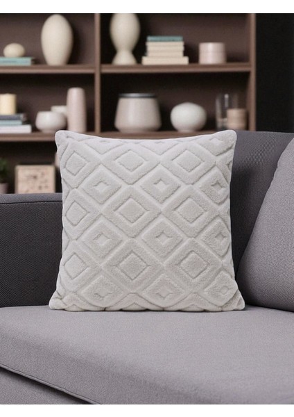 Bohem Tasarım Punch Nakışlı Kırlent Kılıfı | Tufting Kırlent Kılıfı | Panç Nakış 43x43 cm fiyatları