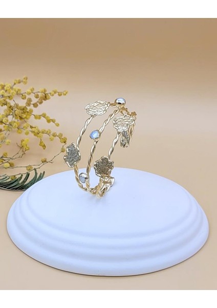 Inci Taş Bileklik 3 Sıralı