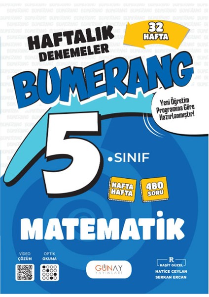 5. Sınıf Bumerang Serisi 32 Haftalık Denemeler Türkçe Matematik Seti 2026 Güncel Basım modelleri