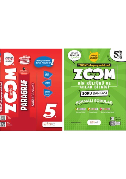 5. Sınıf Zoom Serisi Paragraf Din Kültürü ve Ahlak Bilgisi Soru Bankası Seti 2026 Güncel Basım